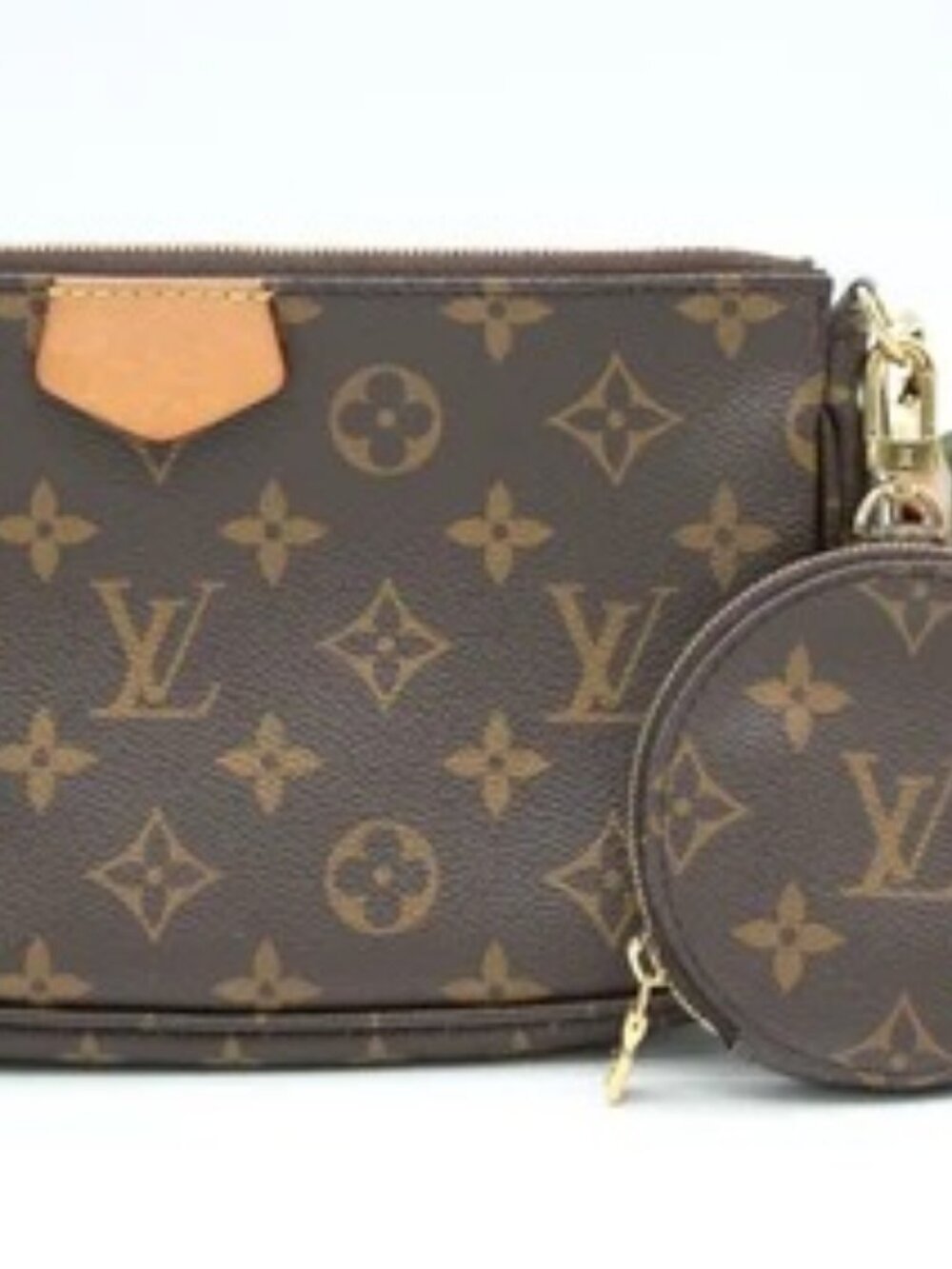 Louis Vuitton Monogram Multi Pochette Accessories Large Pochette Kaki